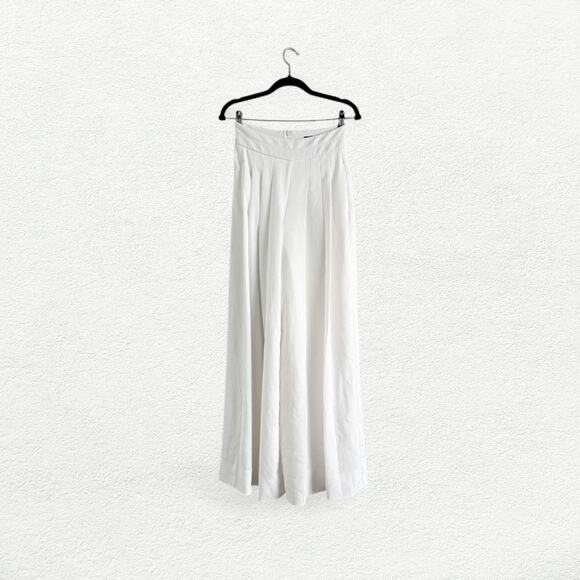 ME+EM Pants - ME+EM Satin Back Crepe Wide-Leg Trouser